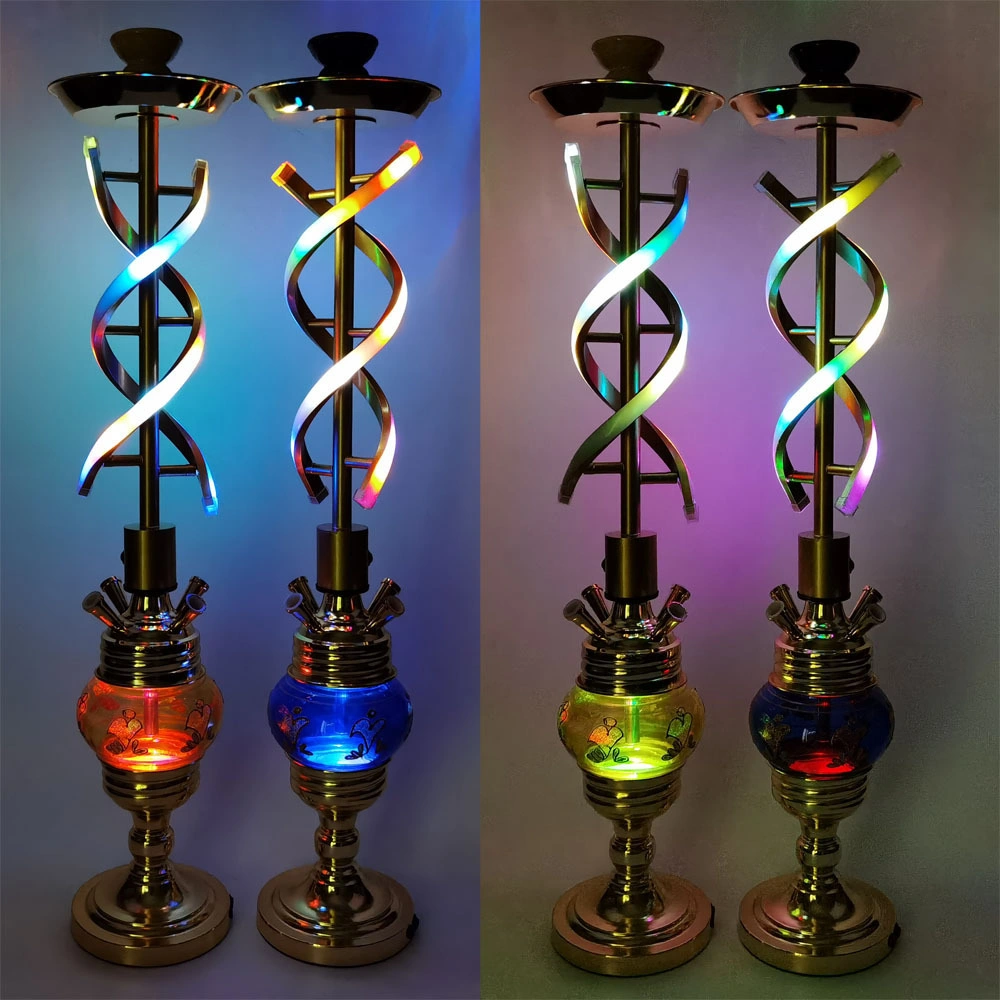 New Glass Arab Hookah Shisha Cup Sheesha Chicha Smoking Accessories Nargile for Shisha Hookah Set Double Smoke Pipe Shisha