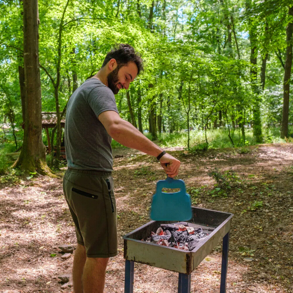 مروحة خارجية محمولة Camping BQ الهواء نزهة التدوير اليدوي مروحة الهواء المروحة