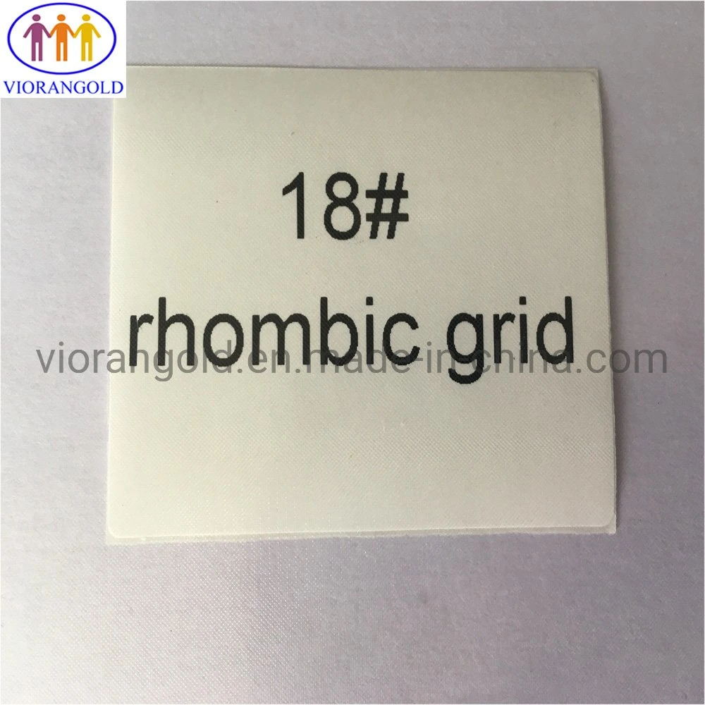 Transparent Grid Pet Release Liner, Base Film Thickness 75um, 18# Rhombic Grid, Single Side PE Coating & Silicon Oil Coating