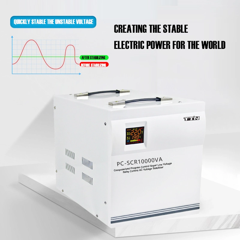 precio de fábrica SCR 1 kVA 1 kilovatios control Triac AC automático estática estabilizador de tensión/regulador para el acondicionado