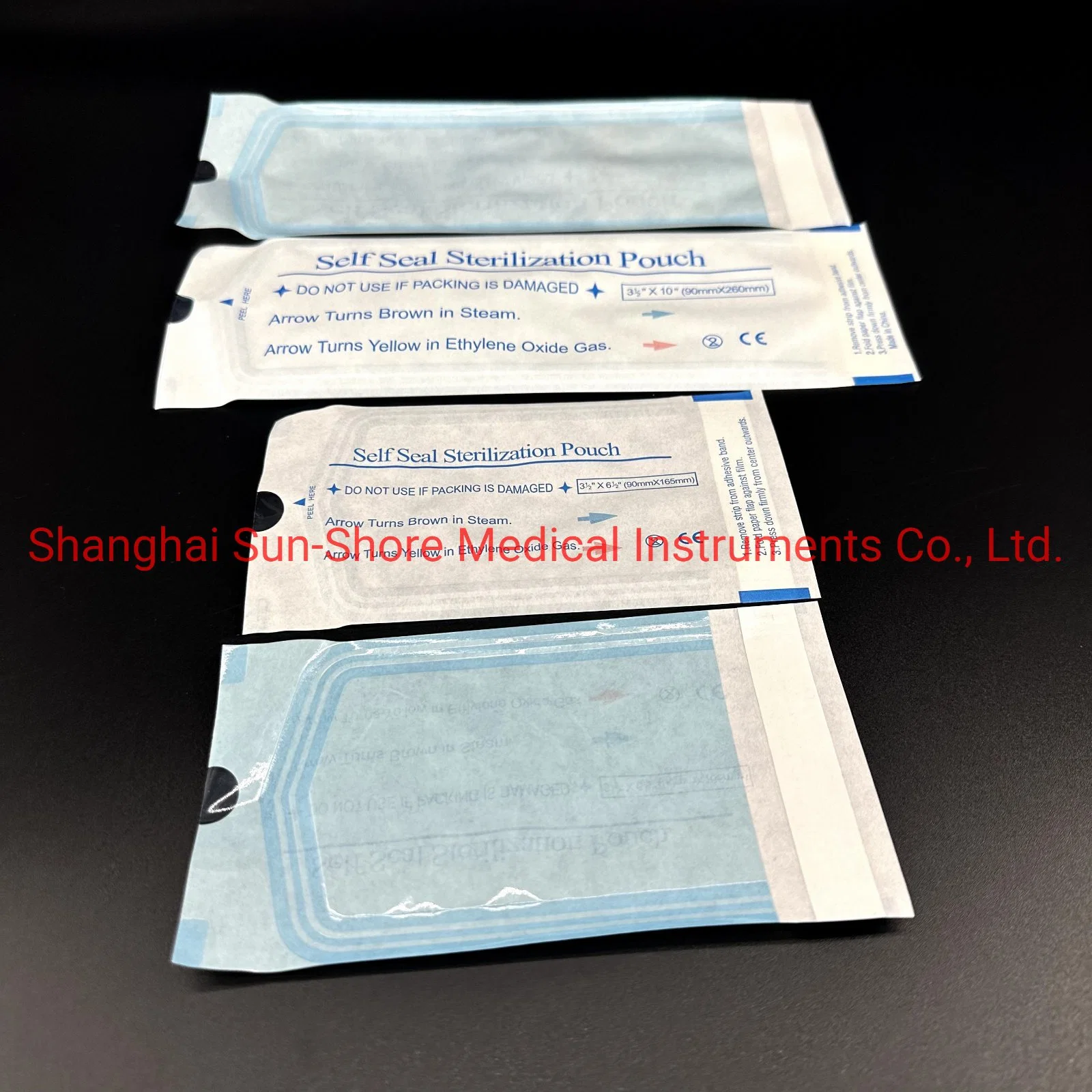 Sac de stérilisation auto-scellé sacs stérilisés/bobine de sac jetable usage dentaire Fournitures médicales