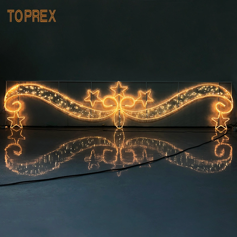 Toprex 2D Large Outdoor Trendy IP65 Personalized Holiday Festival Christmas Motifs Light with Mini LED