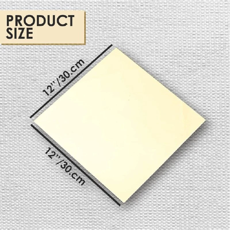 Gold Laser Polished Edge with Film Masking Lightweight Shatter Proof Durable Ideal for Home Architectural Design Kids Vanity Gym Garden Boats PETG Mirror Sheet