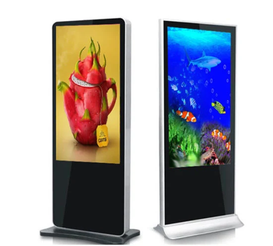 شاشة عرض الإشارات الرقمية LCD شاشة لمس أرضية المشغل مجموع كشك حامل خارجي، حائط يقف، Android، لكشك إعلانات LED
