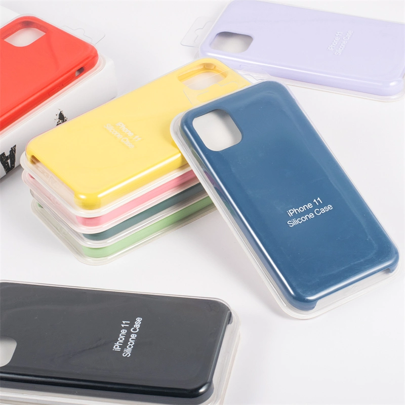 Wholesale/Supplier Custom Rubber Rainbow Soft Liquid for iPhone 13 Silicone Case Cell Phone Case for iPhone 12 PRO Max with Logo