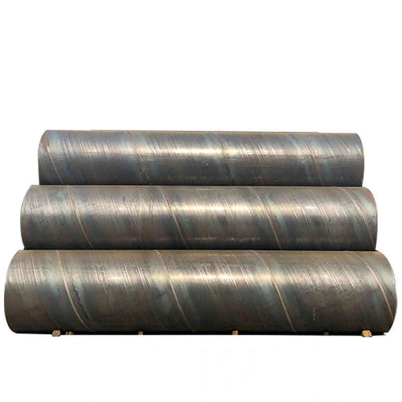ASTM A36 A53 A106 LSAW SSAW Sawl ERW Large Diameter Sch 40 Carbon Steel Spiral Welded Tube Pipe Galvanized Helical Steel Pipe API5l Material