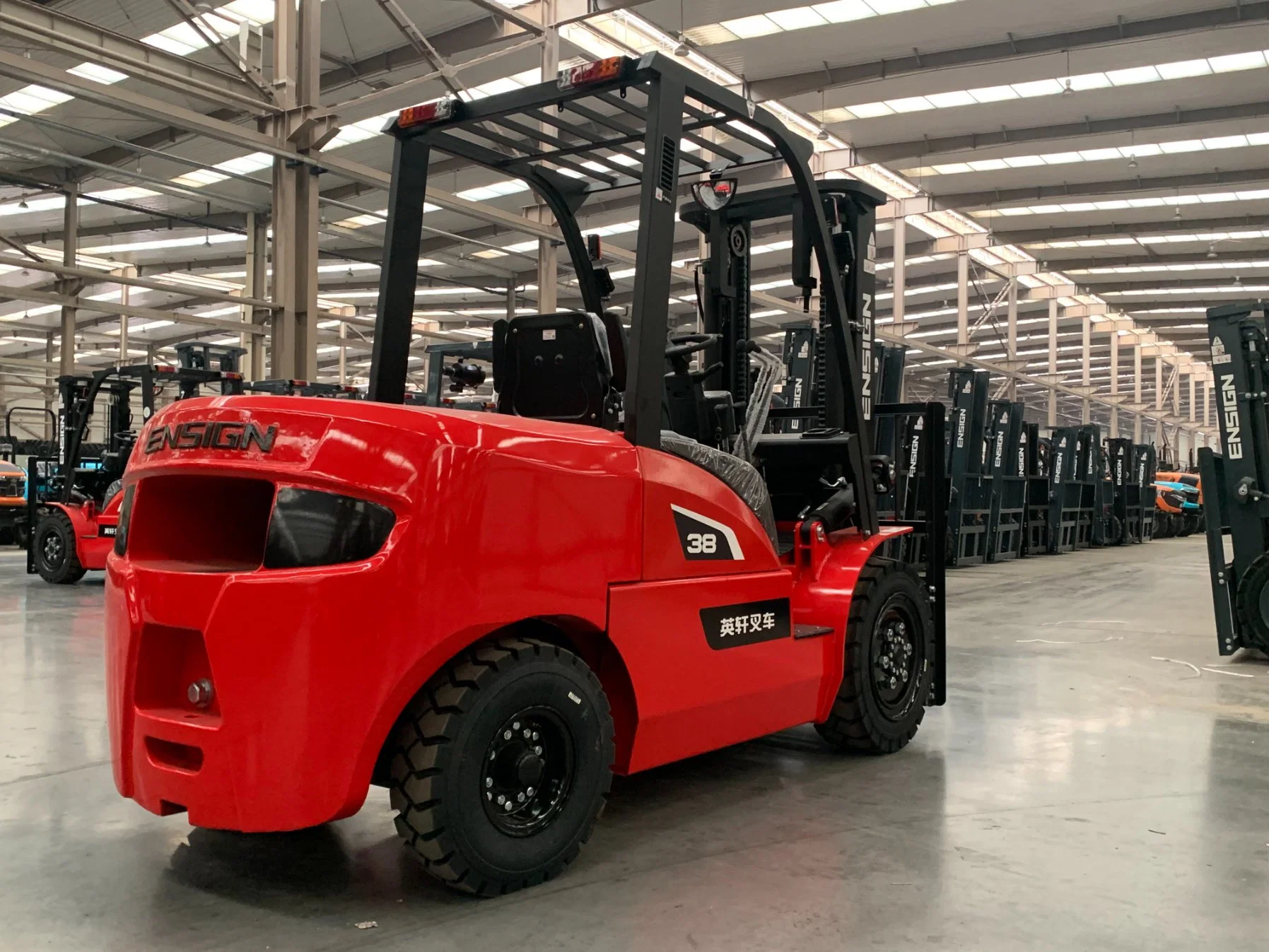 China Ensign Brand Industrial Vehicles 3.8t Forklift Price