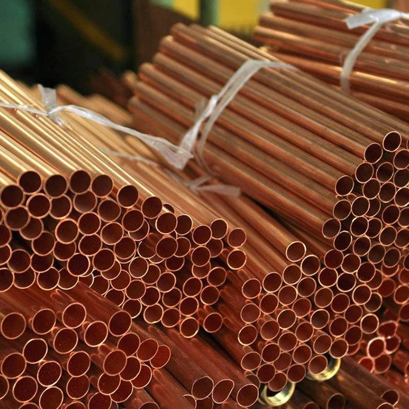 Copper Pipe / Copper Tube High Quality Seamless 1/4", 3/8", 5/16", 3/4" Coil Pipe / Copper Tube T2/Tp2/H62/H65 Large Diameter Copper Pipe/Brass Pipe Price