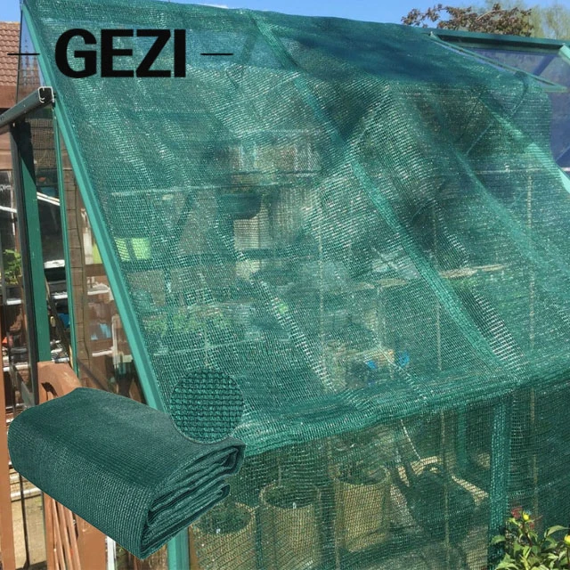 Gezi Black Windscreen Netting Sun Shade Cover Mesh 185 GSM Agricultural Balcony Screening Wind Protection