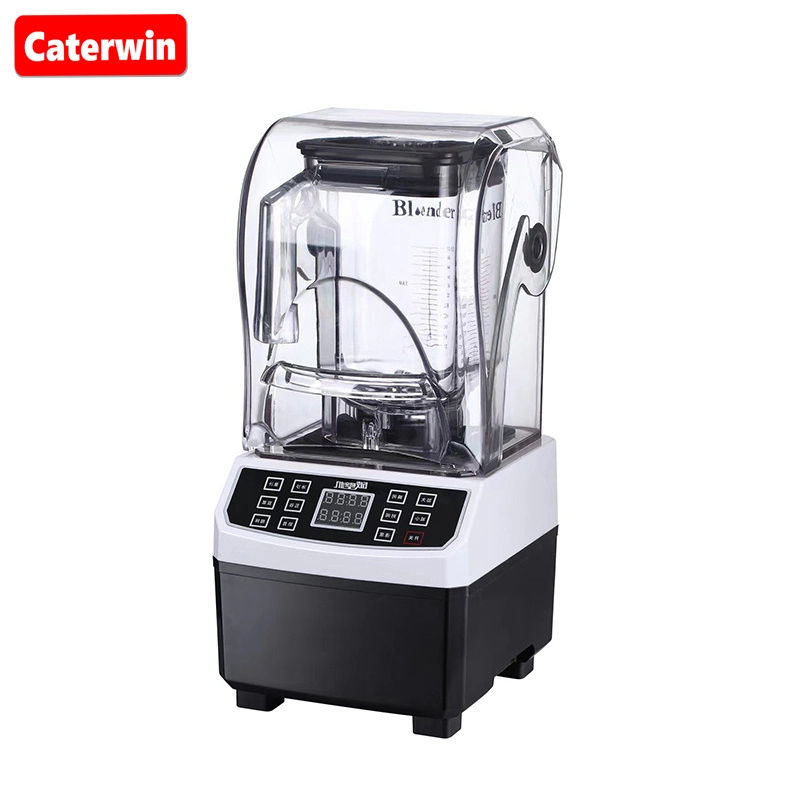 Caterwin Professional Commercial Strong Power Soundproof Grinder Juicer Mixer Ice Crusher Blender