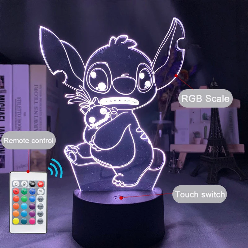 16 cores Night Light base Erasable Writing Board Creative DIY Luz da placa de escrita em acrílico com mensagem LED RGB