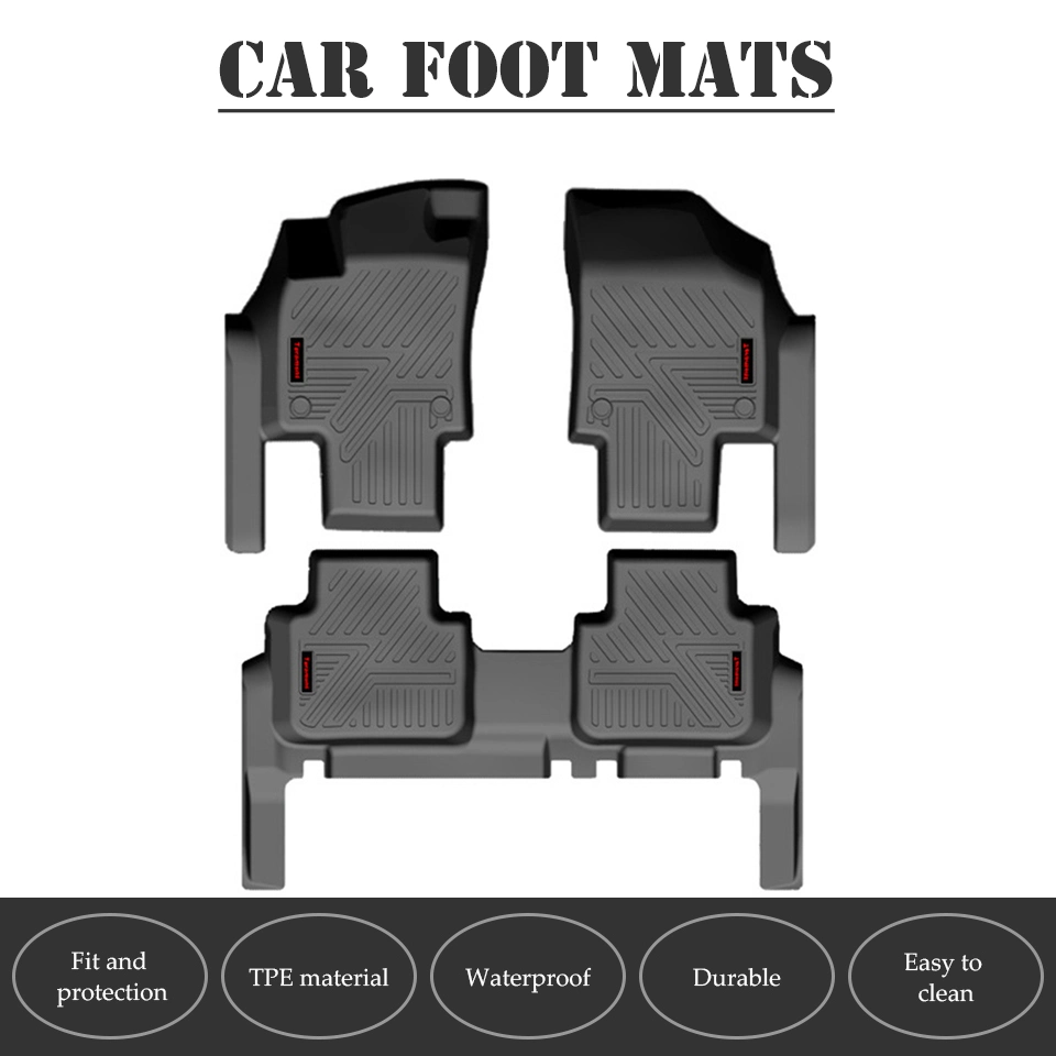 Sanma Car Interior Protect Accessories 3D TPE Foot Mat Waterproof Car Floor Mat for Toyota Camry