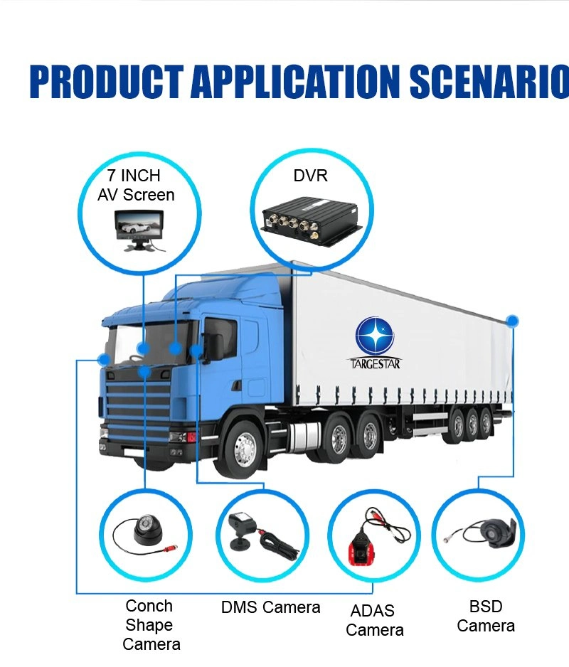 4G GPS-Tracking-Gerät Ai-Algorithmus Fahrverhalten Erkennung ADAS System DSM Mdvr HD-Kamera Mini Mobile DVR und Auto Kamera