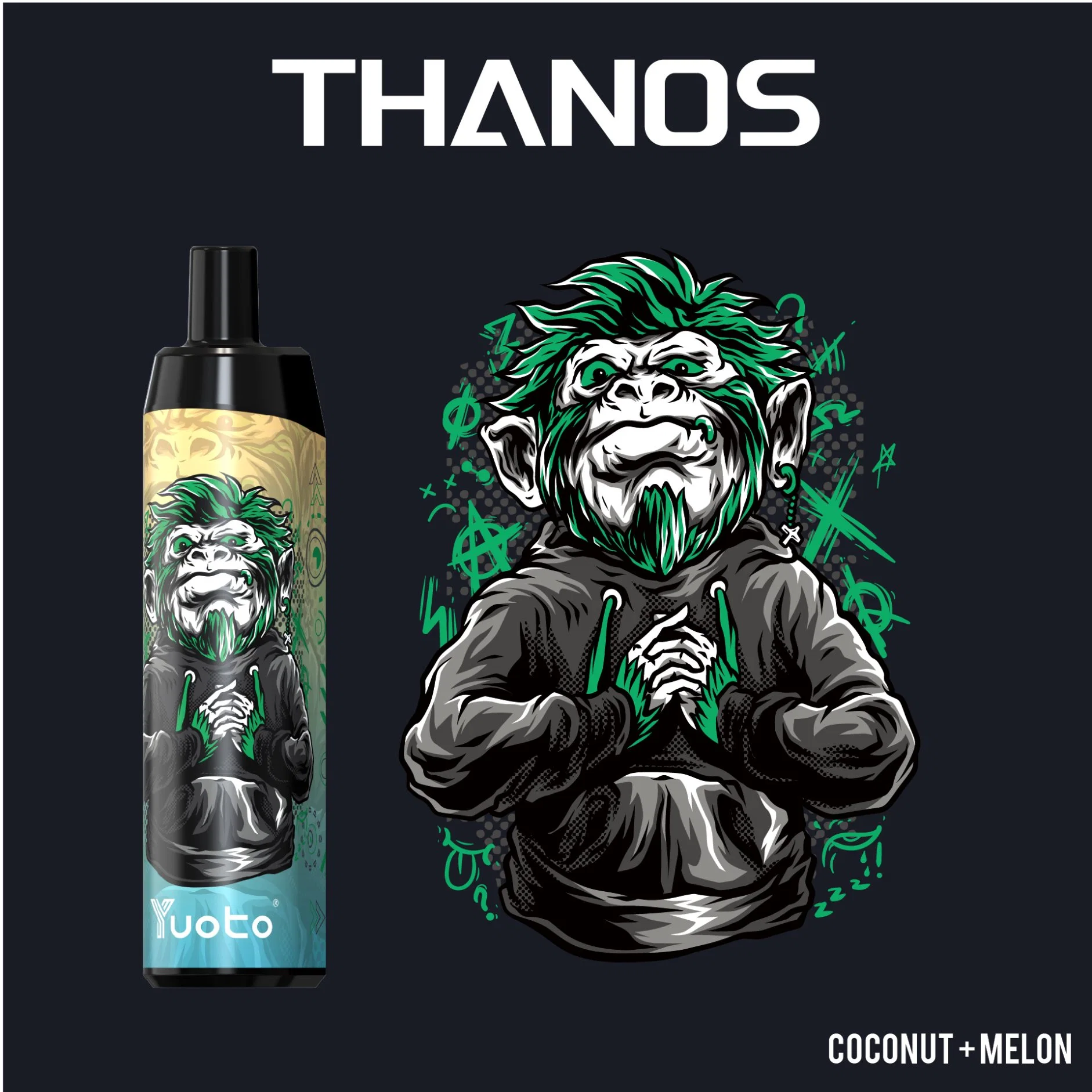 Good Sales in India Yuoto Thanos 5000 Puffs Disposable/Chargeable Vape 14 Ml E-Liquild Rechargeable Wholesale/Supplier Device