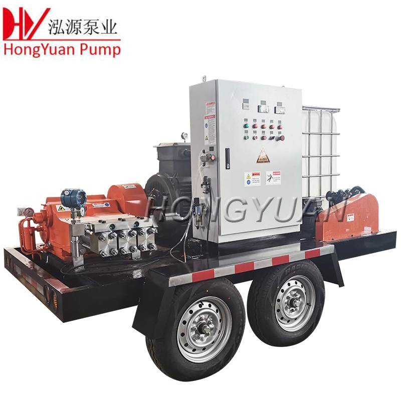 Heater Exchanger Cleaning 1000bar 93lpm High Pressure Hydro Water Jet Blasting Cleaning Machine