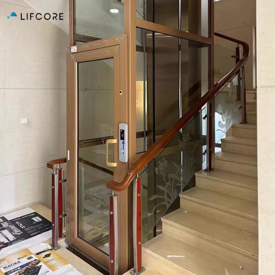 2-4 Storey CE ISO Approved Small Villa Home Glass Elevator for Handicap and Disabled
