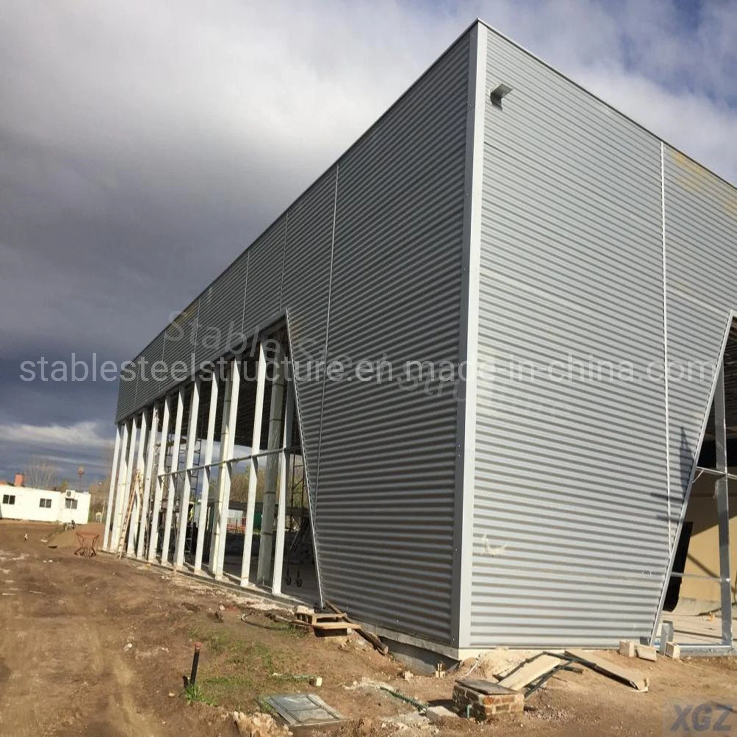 Prefab Casa Construcción Prefabricados estructura de Acero de Metal Pre Ingeniería almacén Edificio de la fábrica