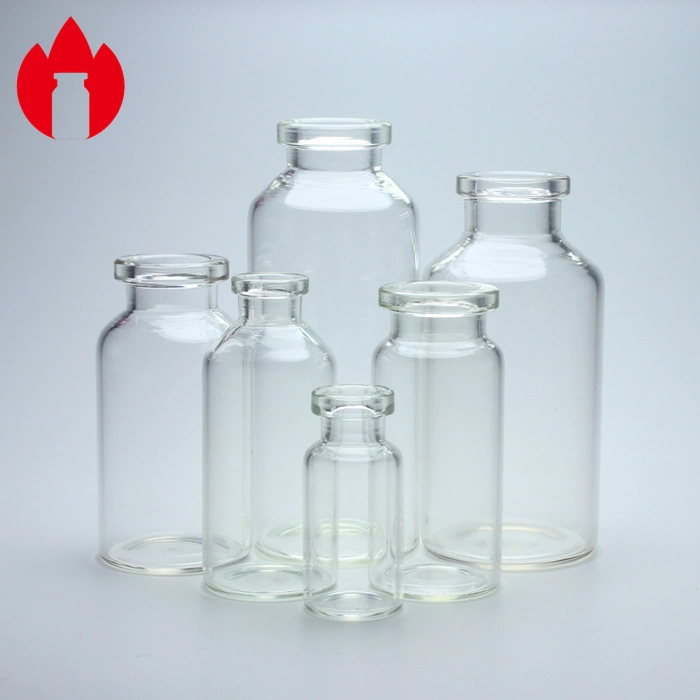 Transparent Pharmaceutical Glass Bottle