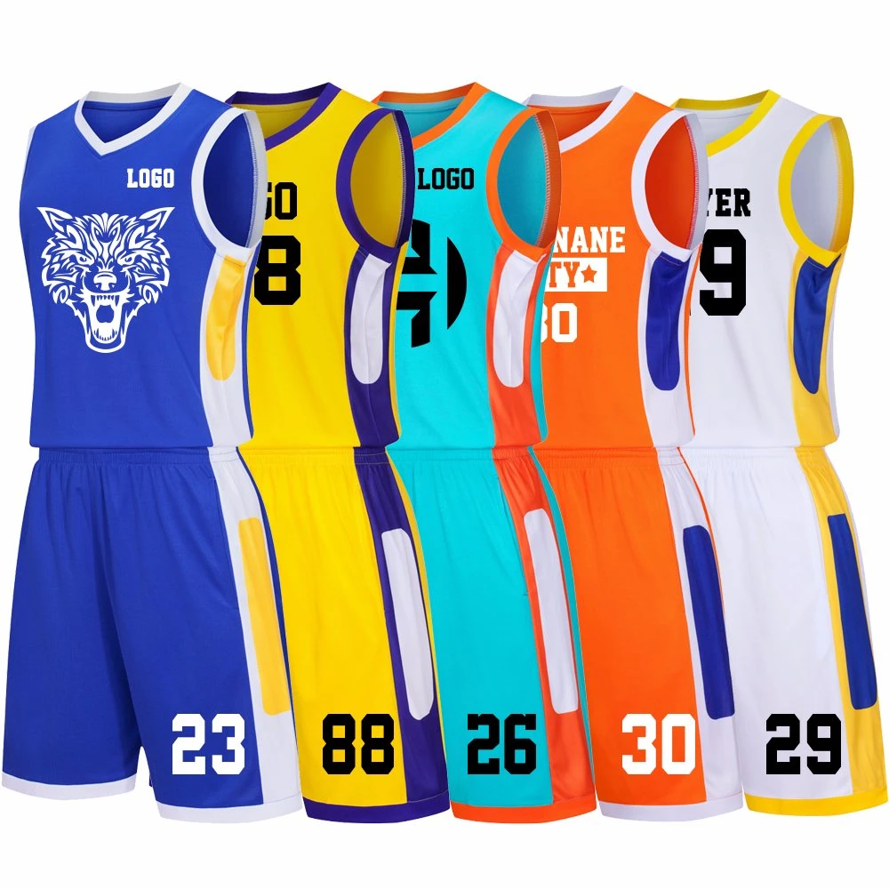 Popular Quality Team Suit Pure Basketball Mens Jersey Uniform Wear