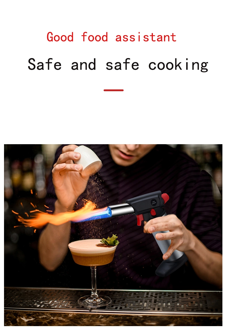 Heavybao Piezo Ignition Lighter High Temperature Safety Professional Barbecue Gun Cigar Lighter for Fire