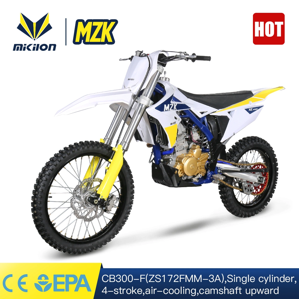 New High Quality Zs 300cc 4 Stroke Single Cylinder Dirt Bike Motorcycle