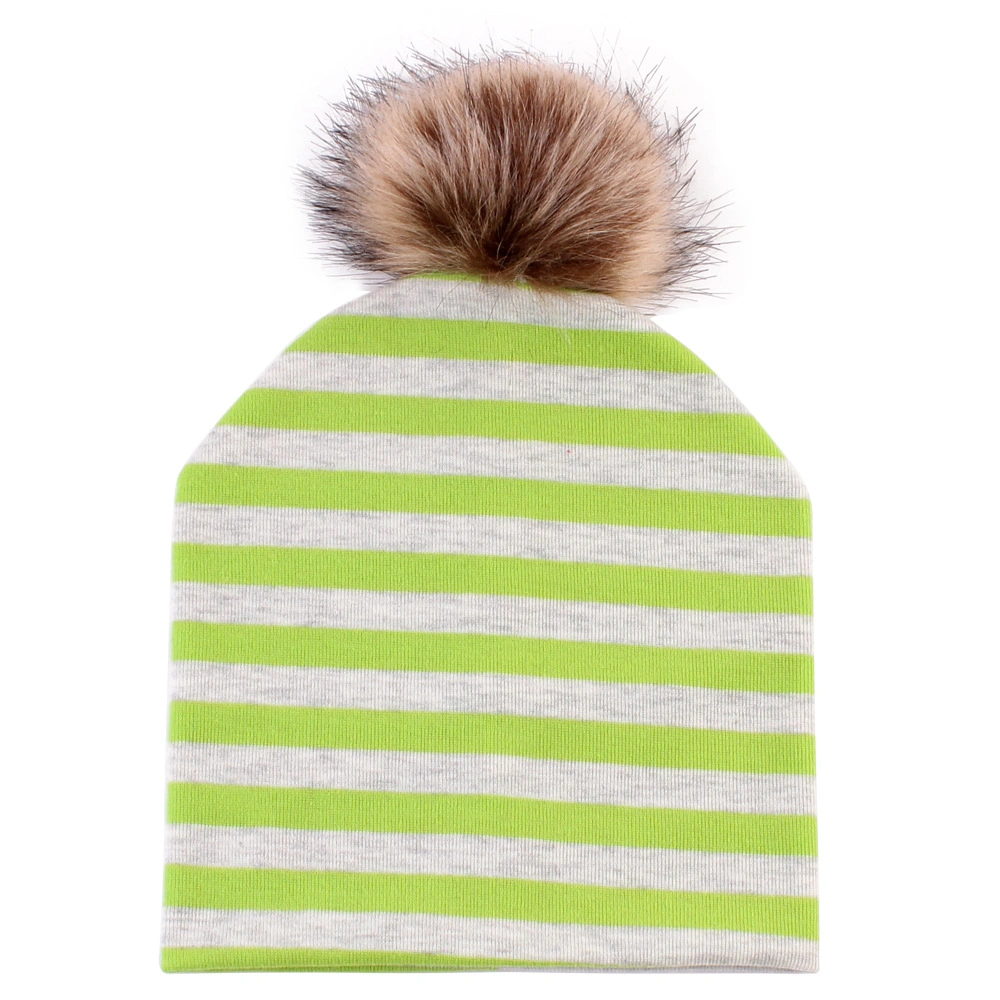 Custom Basic POM Embroidered Winter Hat Knitted Beanie POM Poms Knitted Beanie Hat with Custom Logo