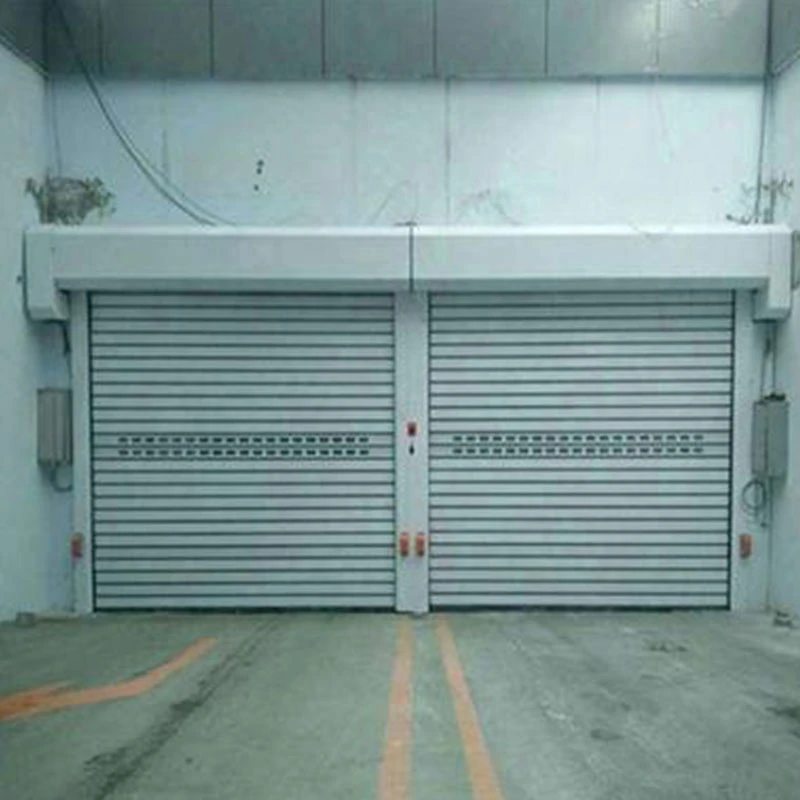 Günstige Automatische Motor Aluminium-Legierung Roller Shutter Türen Innenausschwenktür Rolling Roll Up Security Garagentor