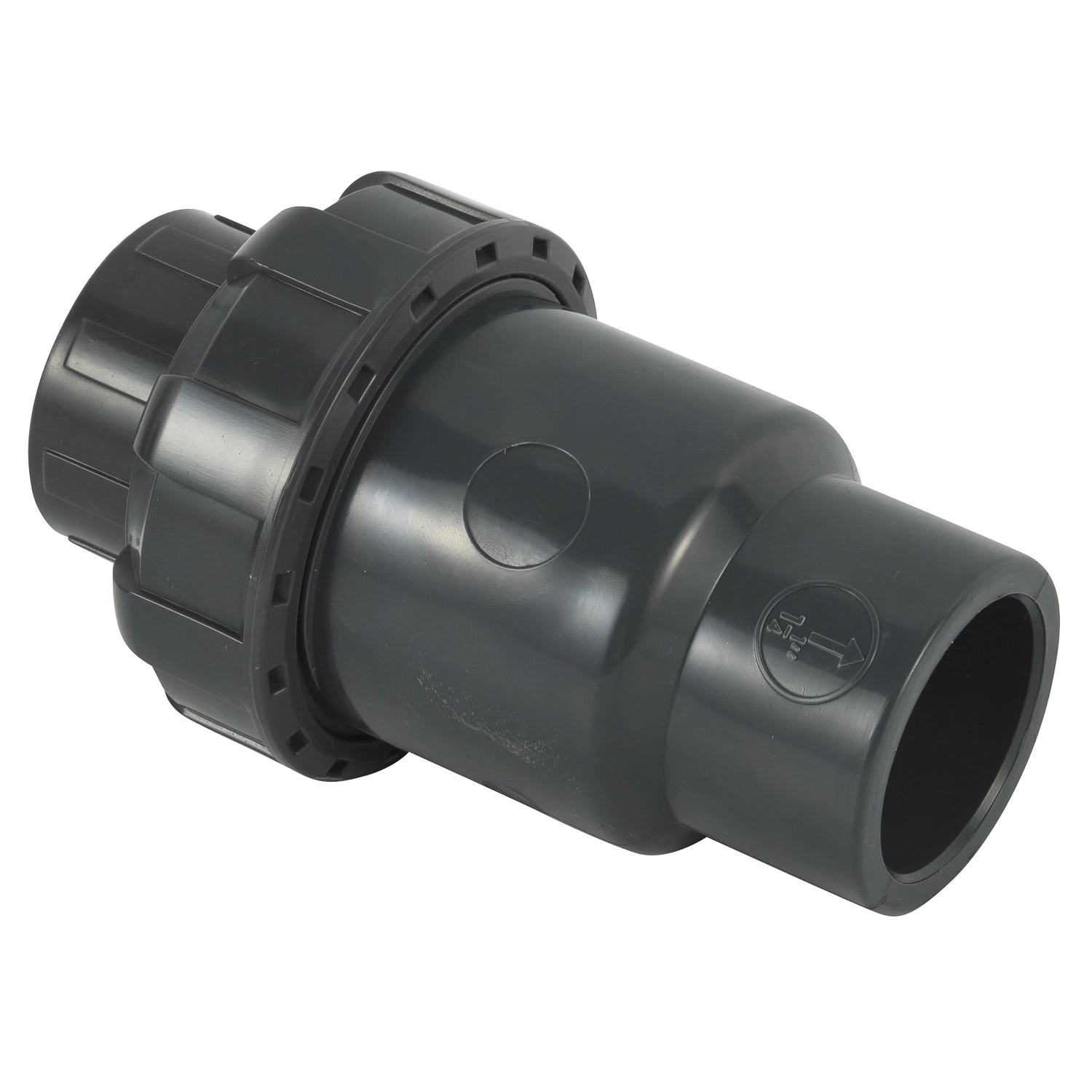 China DIN/ANSI/JIS Unique Design CPVC Plastic Double Union Check Valve