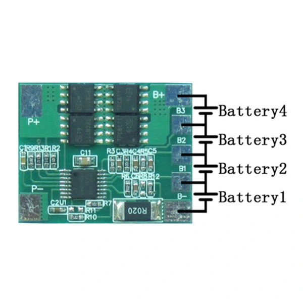 Fabricante China PCB Fr4 LiFePO4/LED de Batería de litio de 12V Ronda PCM/BMS