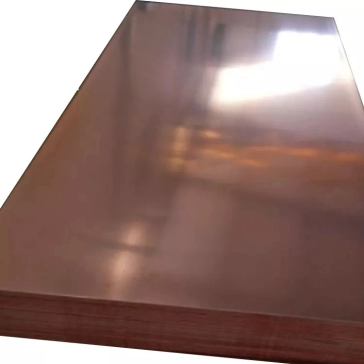 Factory Supply High Quality 0.1mm 0.3mm 0.5mm 1mm 1.5mm 3mm 99.999% Purity Pure Red Copper Plate Sheet C12000 C11000 C12200 Copper Plate Sheet
