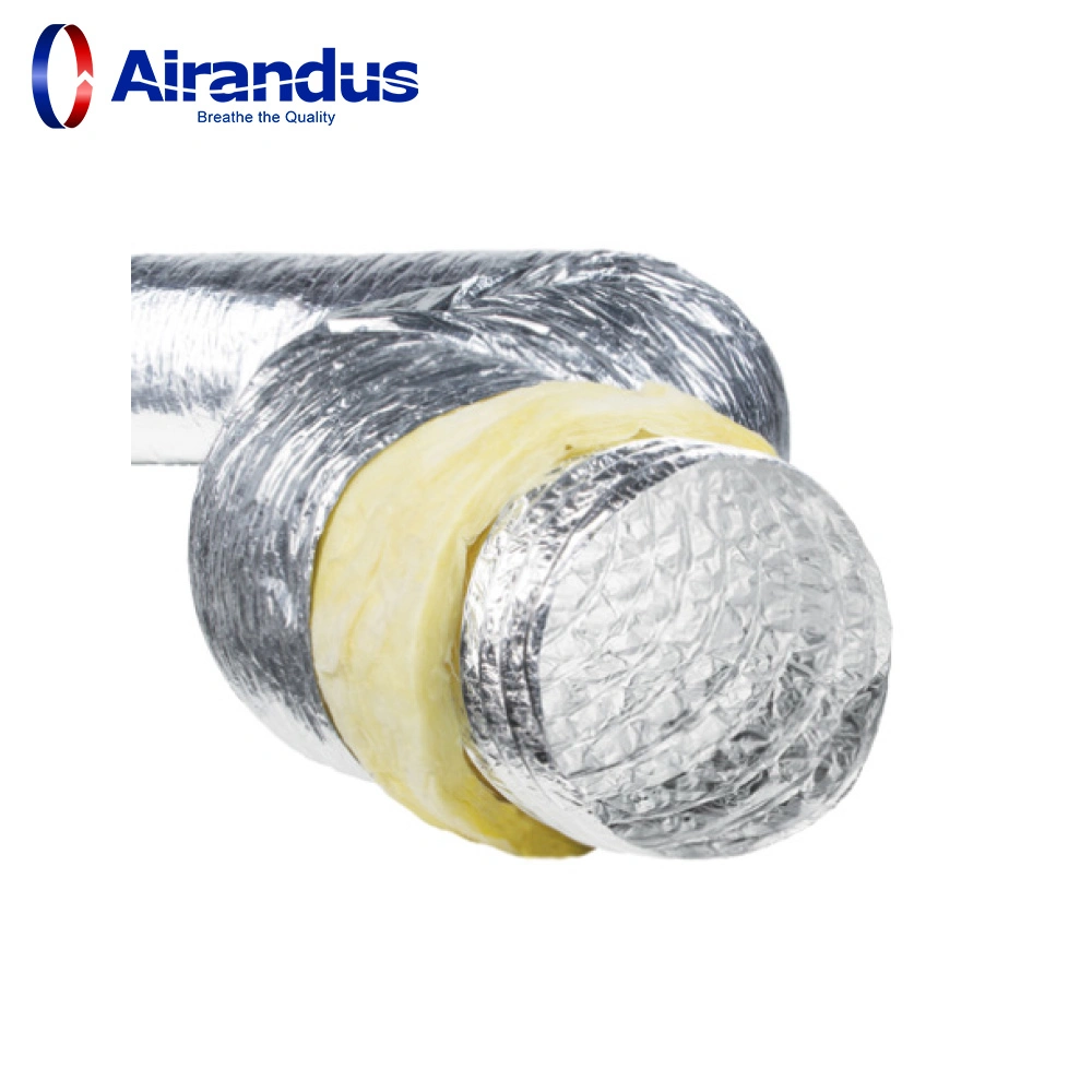 HVAC Systems Fiberglass Reinforced Aluminum Insulated Flexible Duct