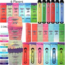 2 gramo Packwoods X desechables Runty Vape Pen E-Cigarrillos 2.0ml cartucho atomizador de cerámica 350mAh con un paquete