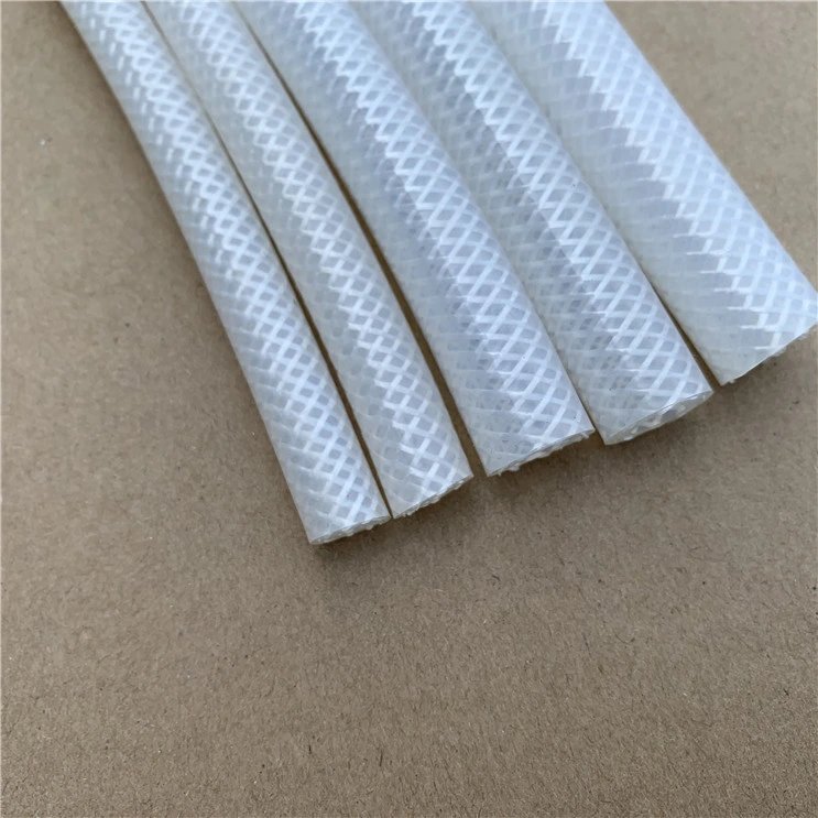 Water Pipe Platinum Cured Transparent Braided Reinforced Rubber Silicone Tube Hose