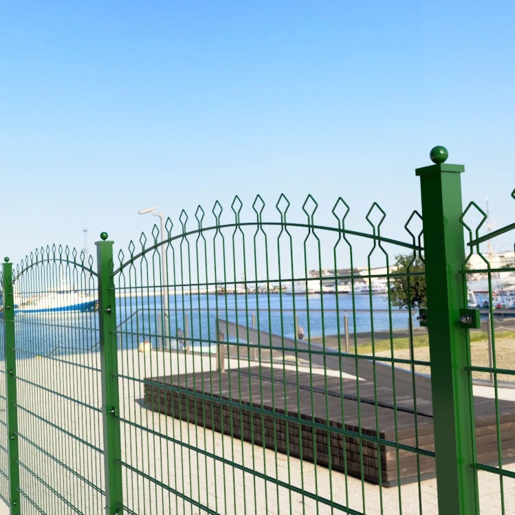 Gulf Country Style Double Horizontal Wire Decorative Security Fence for Road Construction