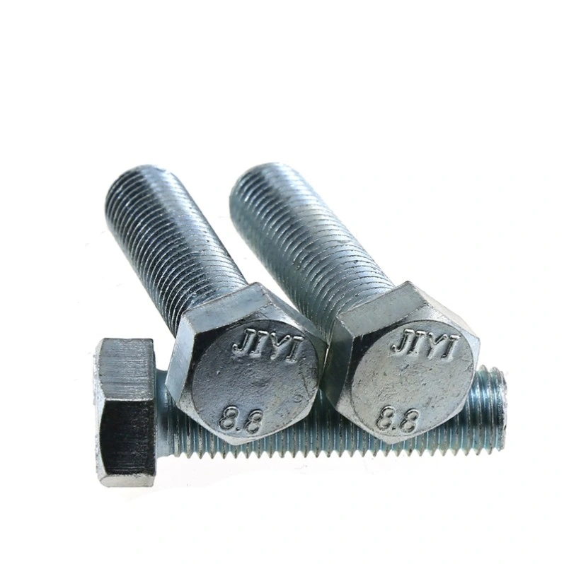 Fabricante personalizado SAE J429 Grado 2 5 8 El tornillo hexagonal galvanizado 1/2 3/4 7/8