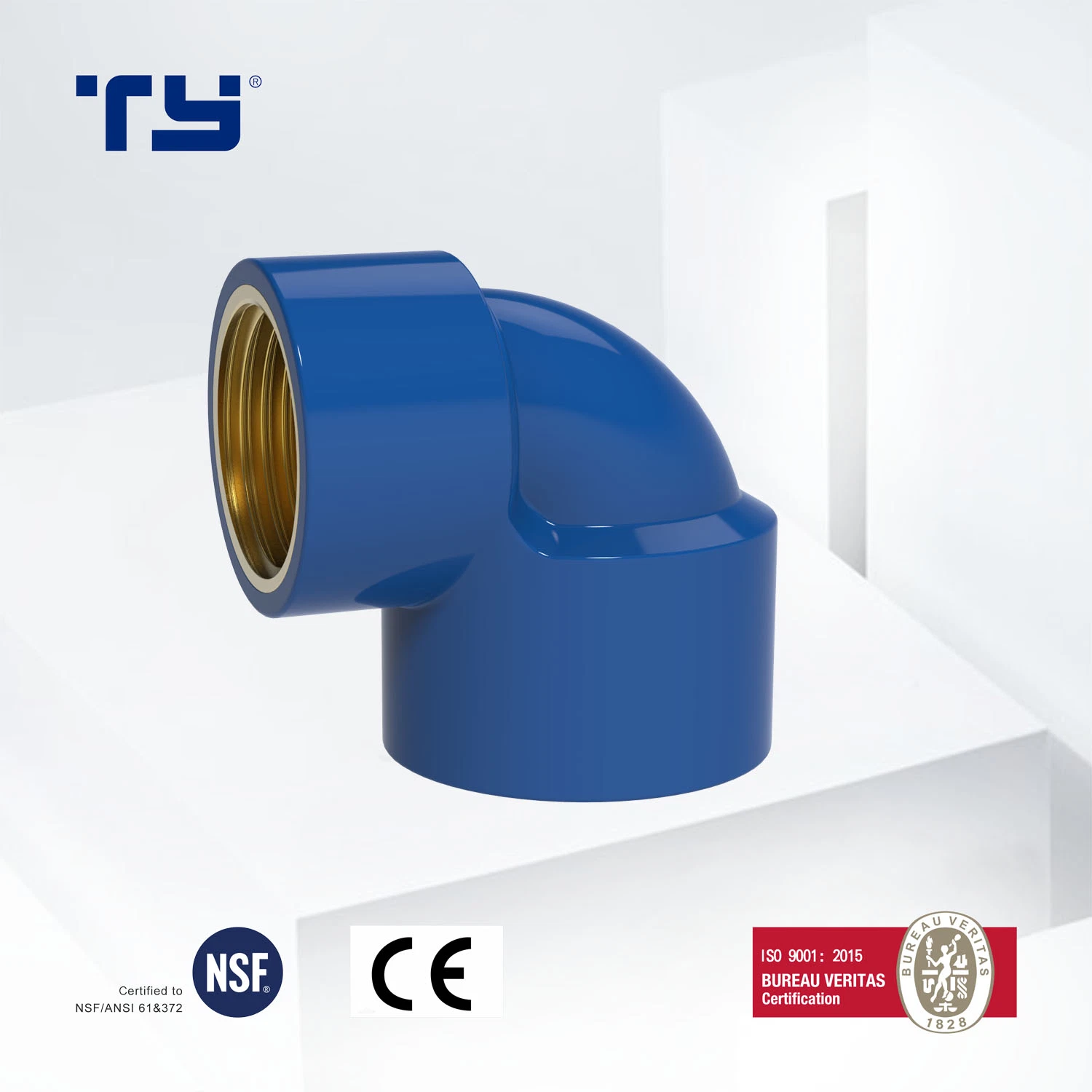 Socket Brass of PVC Plastic Pressure Pipe Fittings BS En 10026-2 Standard with Ce Certificated Ty Dosen Lesson OEM