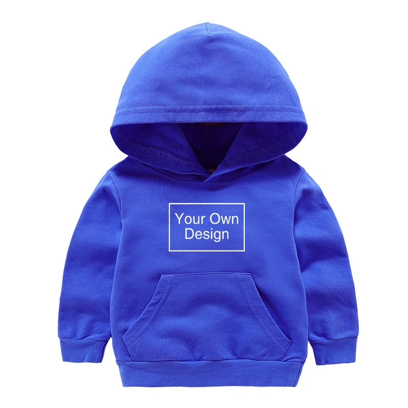 Cotton Children Loose Casual Sweatshirt Customized Print Hoodies Kids Baby Clothing Girls&prime; Boy&prime; S Winter Heavyweight Hoodie