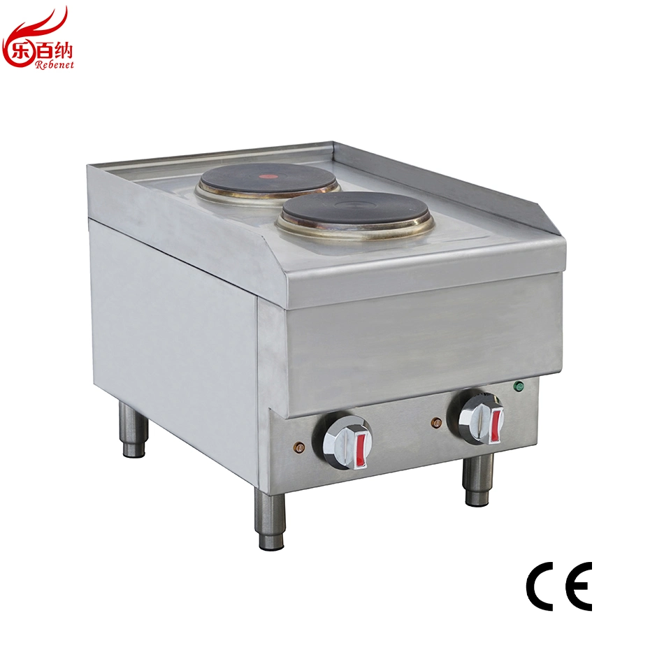 Kitchen Equipment Countertop Electric Solid Top 4 Burners Hot Plate Stove (6E-TZ-4)