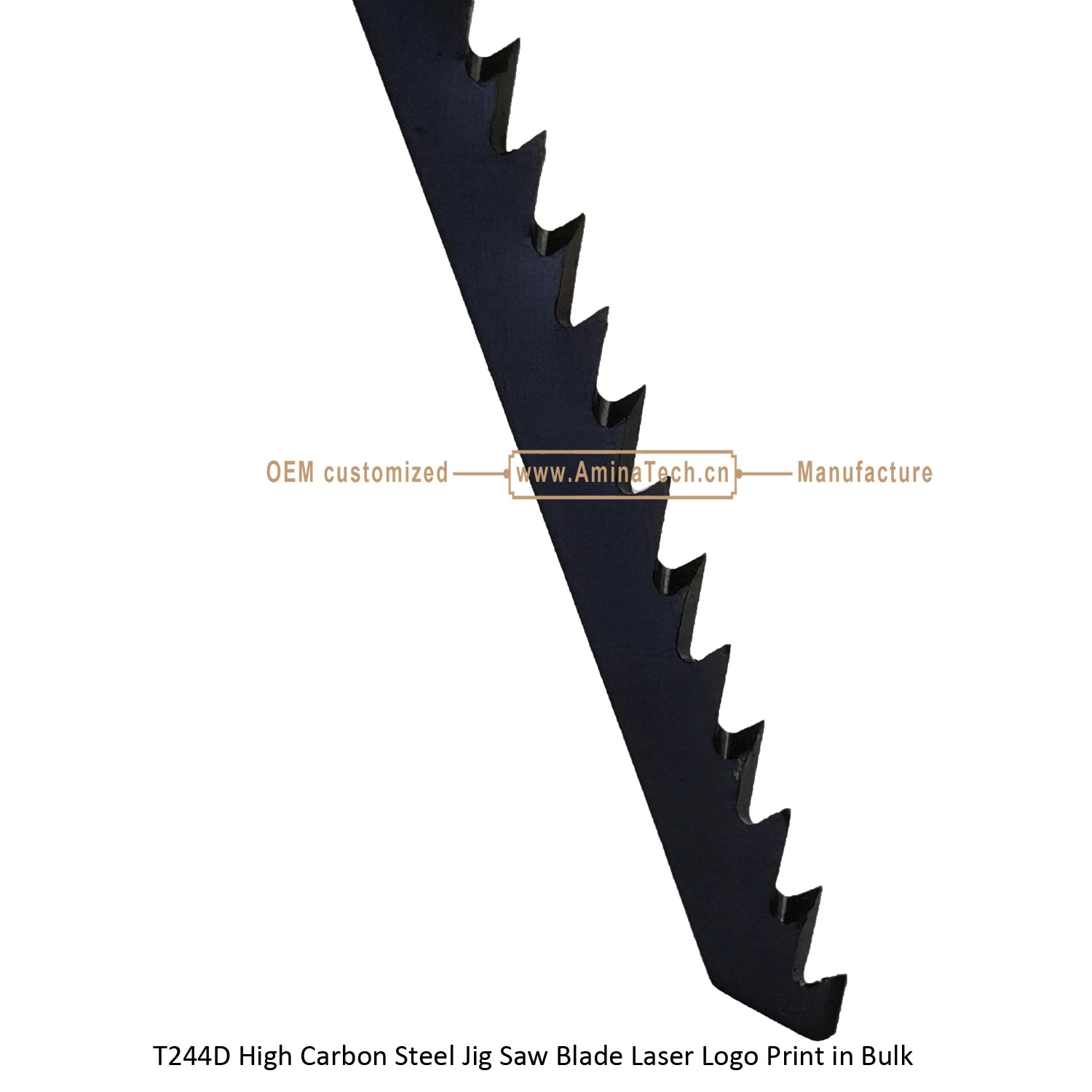 T244D High Carbon Steel Jig Saw Blade Laser Logo Print Lose, Sägeblatt zur Reziprokation, Elektrowerkzeuge