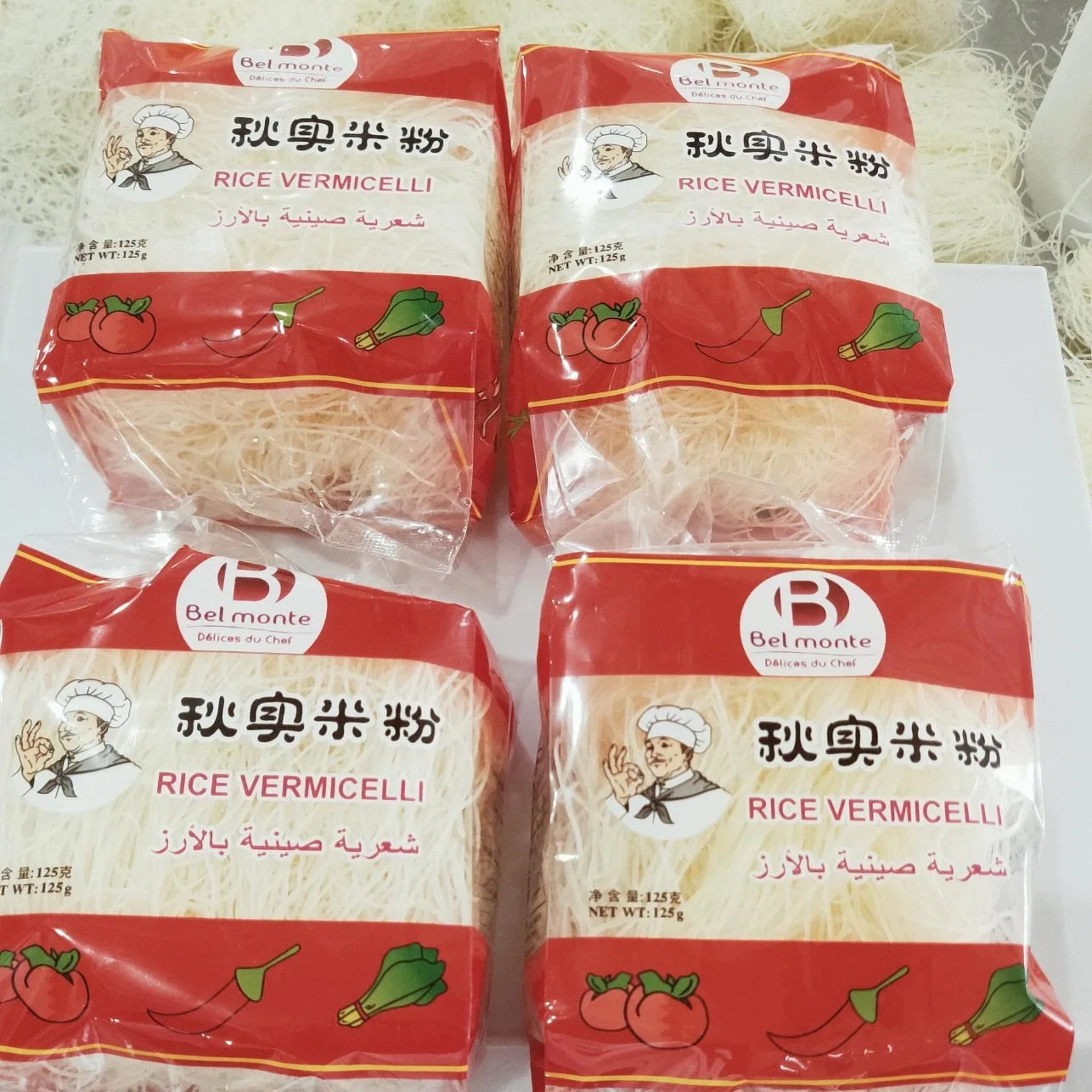 Top Quality of Rice Vermicelli with OEM Packing for Morocco Customers