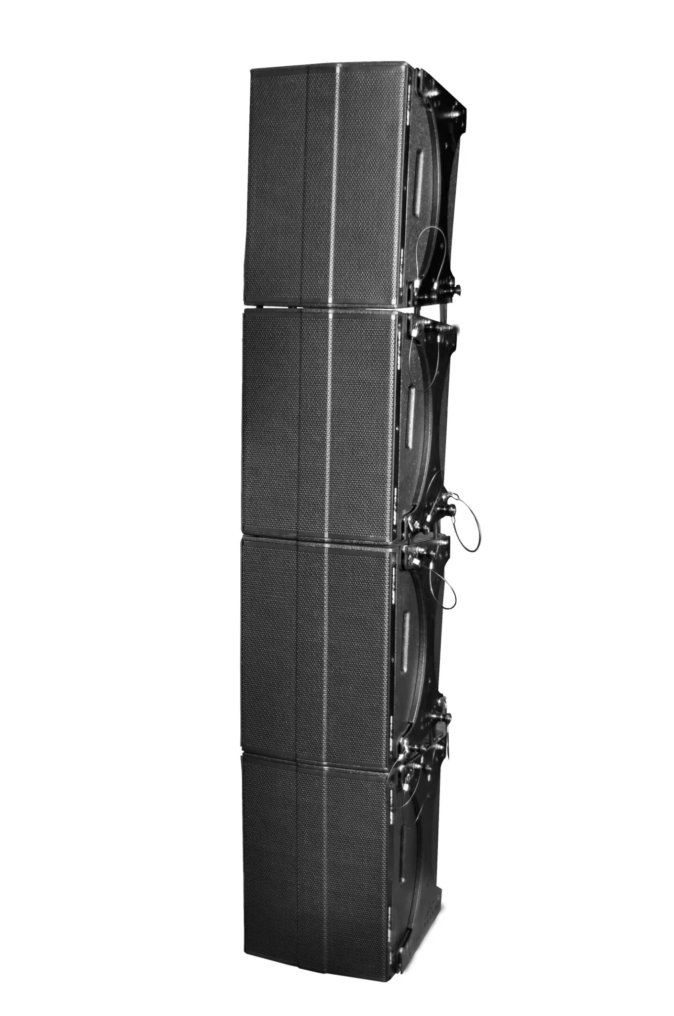 8*8 pouce de la matrice de ligne audio l'Orateur double caisson de basses actif 12 pouces Line Array System