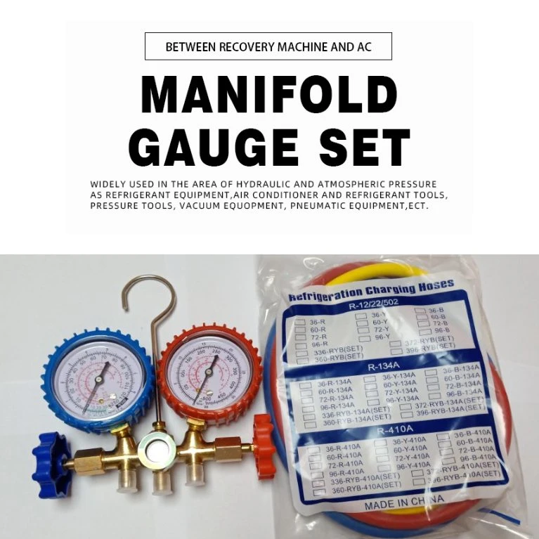Manifold Gauge Set Meter Air Condition Parts Refrigeration Accessories