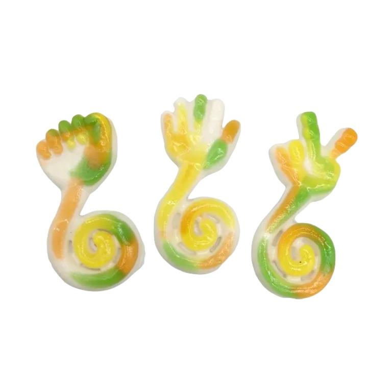 Cartoon Shape Spoof Tricky Creative Guess Finger Gummy Rock Paper Scissors Candy