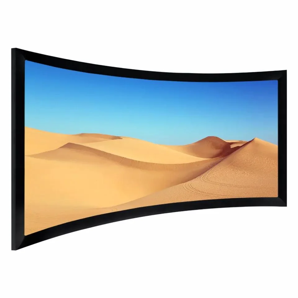 16: 9 200 Inch Curved Frame Projection Screen for Events