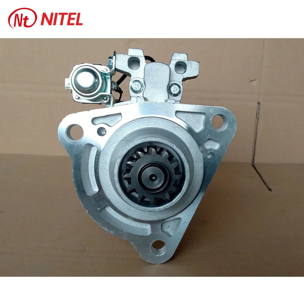 Niai Mitsubishi M9t61171 Atacadista de iniciação de salto China Mitsubishi 6D40 Starter Motor de arranque automático personalizado para automóveis de 24 V para camiões Volvo Motor a diesel FH/FM 12