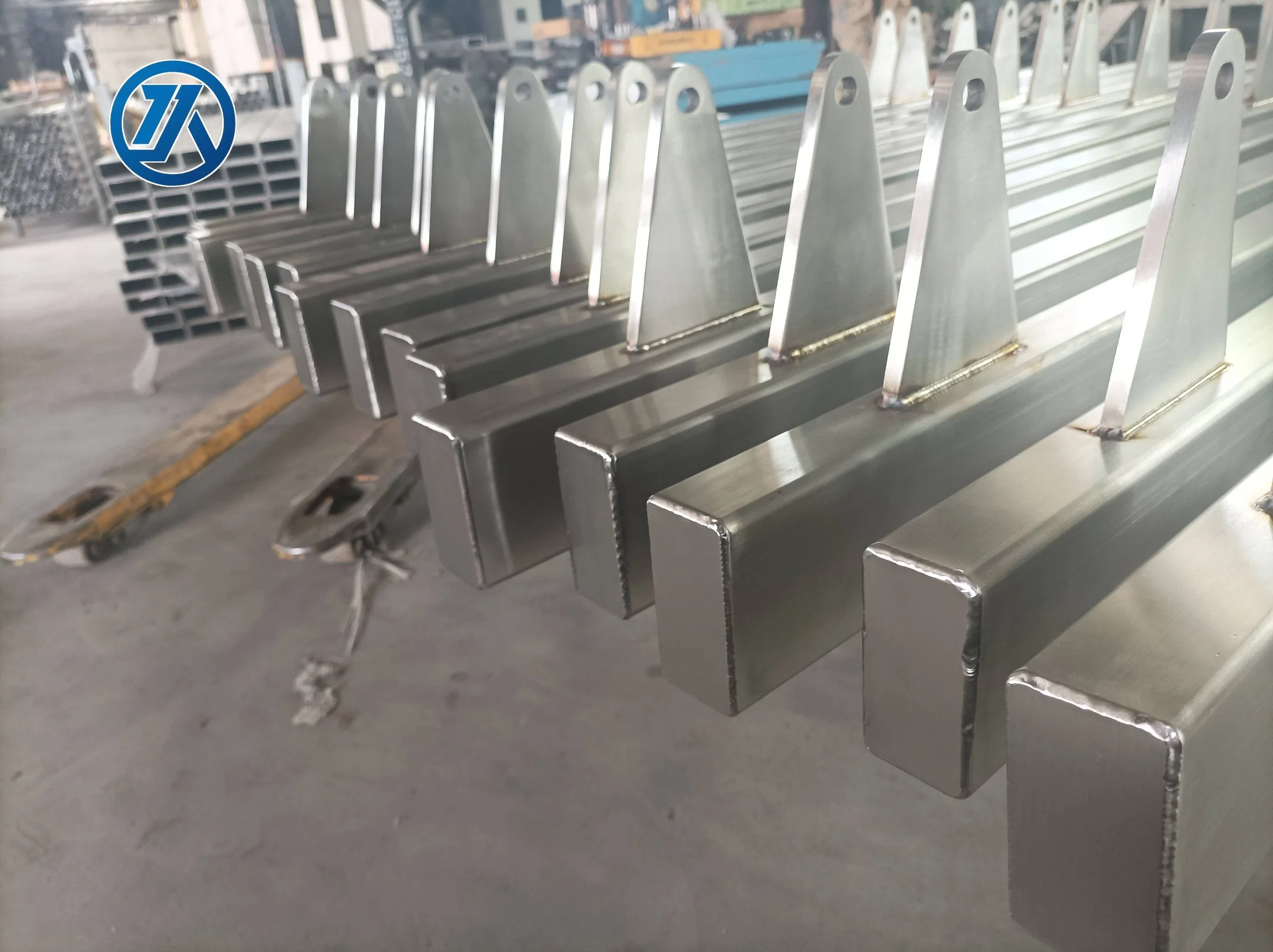 Flat Steel Railing Accessories Column Can Be Customized