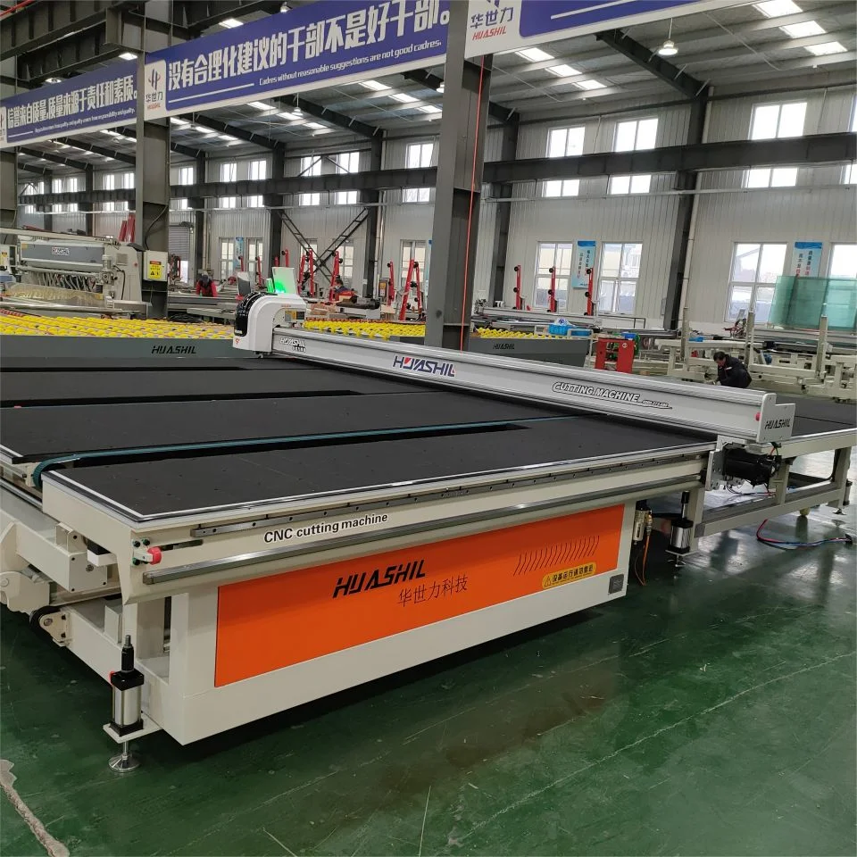 Factory Huashil Supply Automatic Glass Processing Machine Equipment Tool Glass Cutting Table Machine for Glass 3660*2440mm
