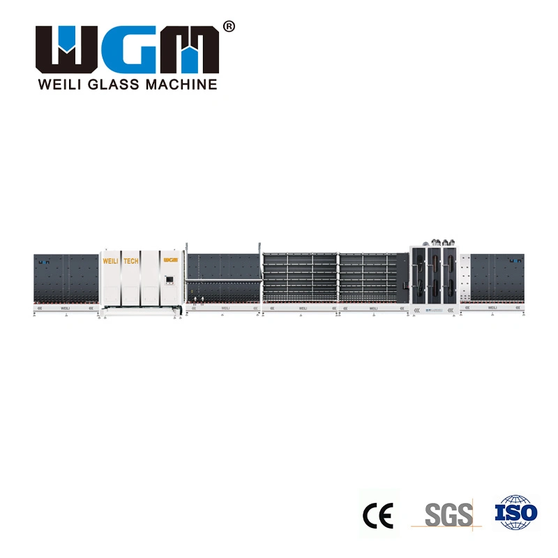 Low-E vidrio aislante vertical vidrio Fabricación línea de producción ventana &amp; Maquinaria de procesamiento de vidrio hueco para puertas