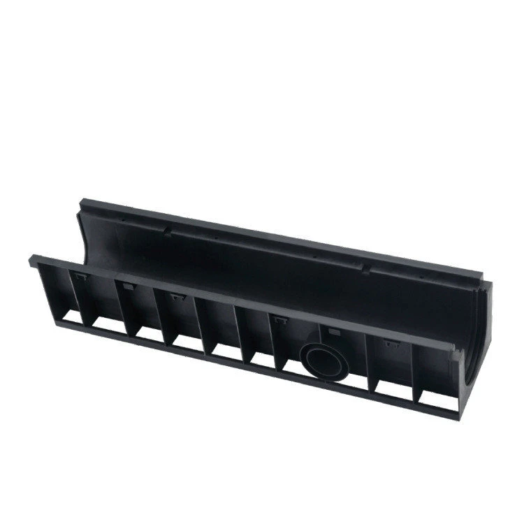 High Quality Most Popular Black U-Shape Water Drain Channel /Rain Gutter