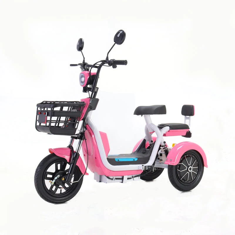 Wholesale/Supplier Wholesale/Supplier 500W 48V 12ah Family E Scooter 14 Inch 3 Wheel Tricycle Electric Bike Scooter for Adults